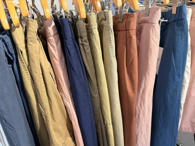 Colourful menswear garments displayed at Chicago Collective for Garmany's Spring Summer 2027 collection