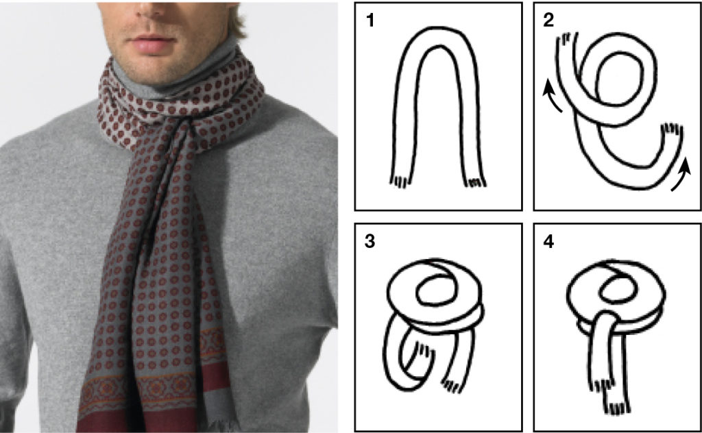 tie knot scarf