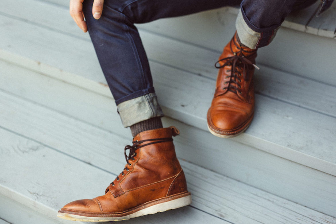 pinroll jeans with boots