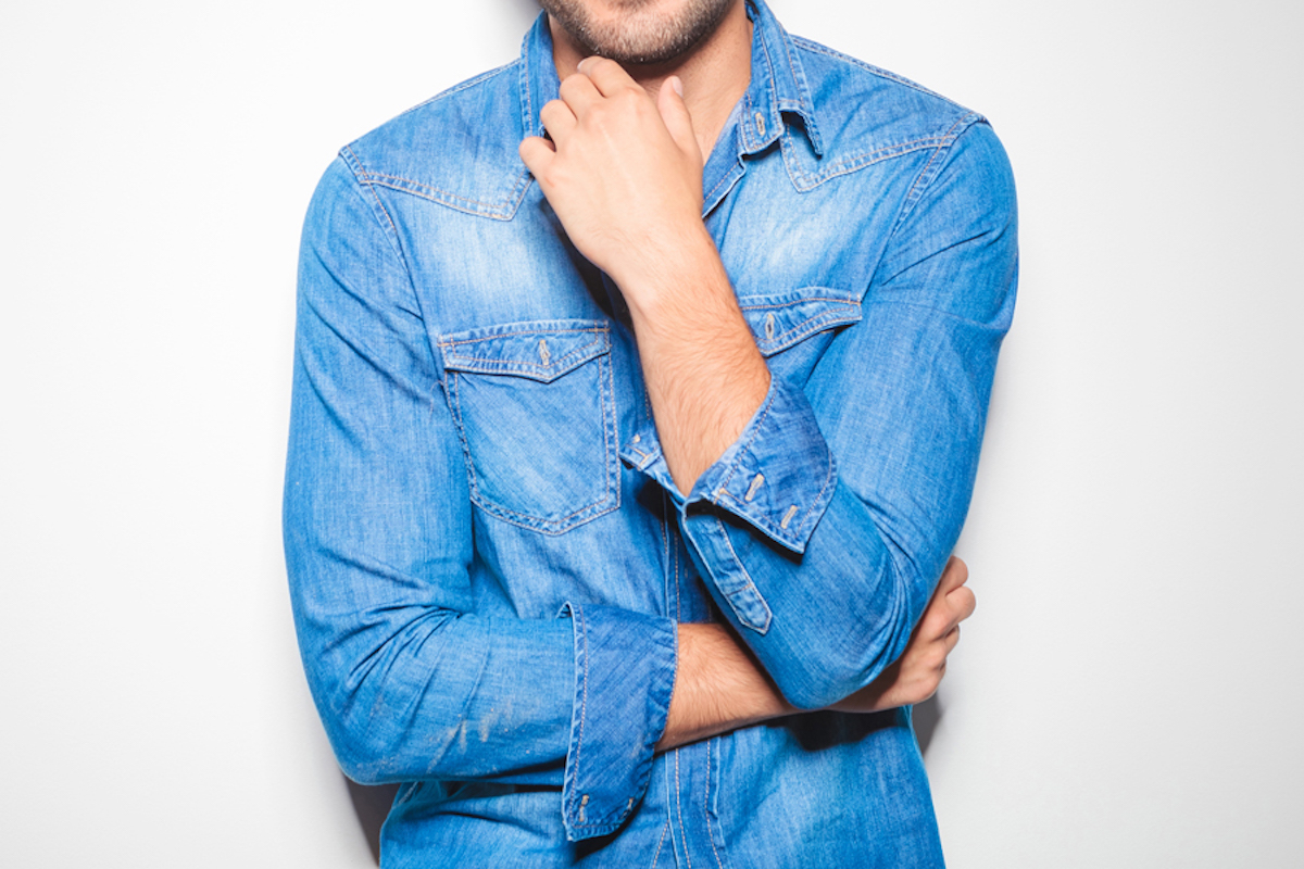 A denim shirt will tie your whole summer look together