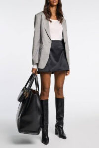 Dorothee Schumacher- Satin mini-length skort at Garmany, Red Bank, NJ