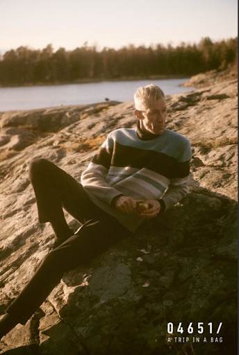 Refined menswear pieces including cashmere knits and tailored jackets from 04651